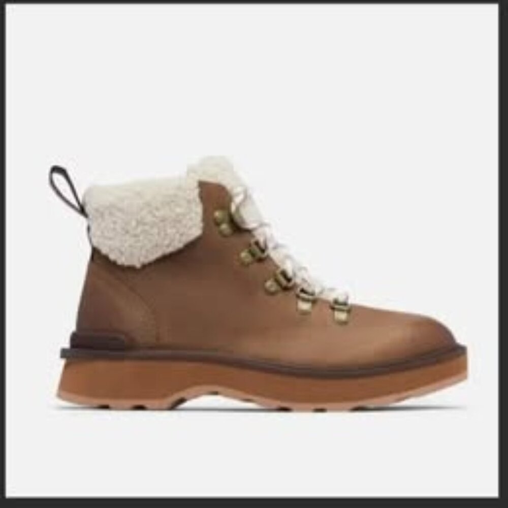 NIB 8.5 Women's Sorel Hi Line Hiker LEATHER